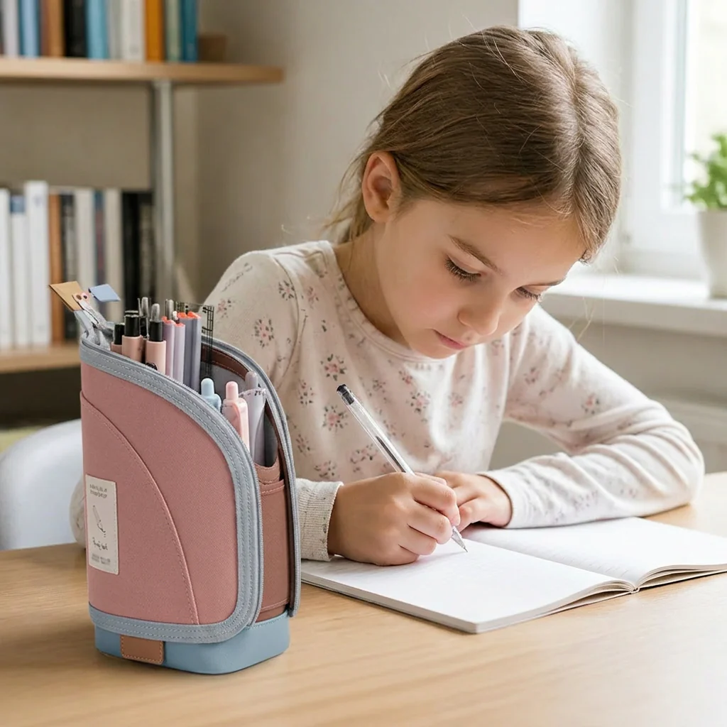 2-w-1 Pop-Up Etui na Długopisy z Uchwytami – Oszczędny Organizer Biurkowy - Image 10