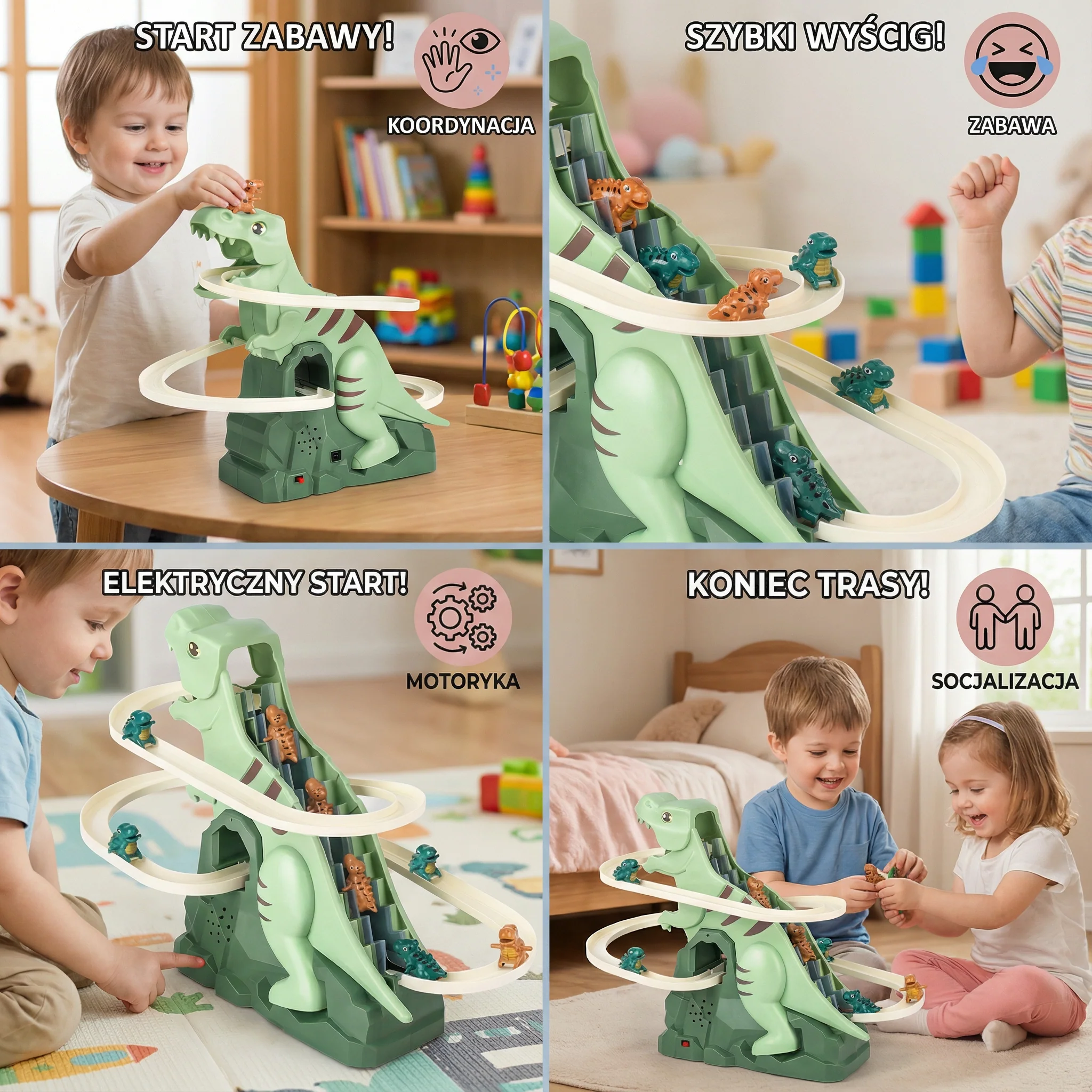 Dino zjeżdżalnia kolejka radości - Image 4