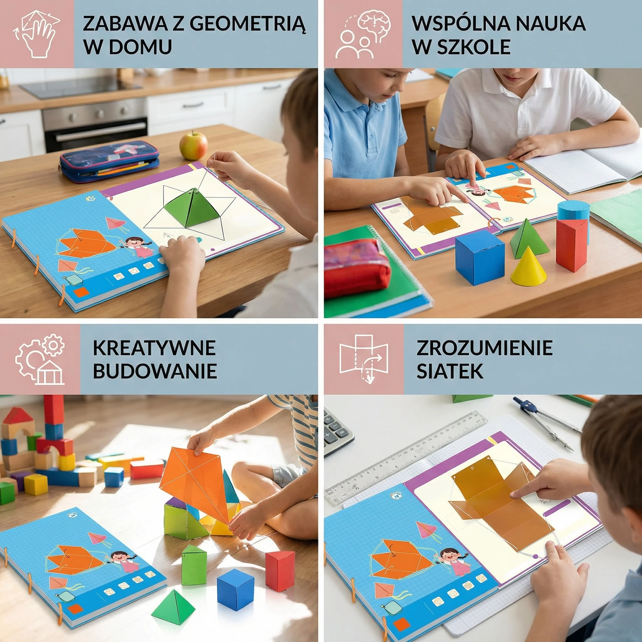 Genialna książka do nauki geometrii dla dzieci - Image 4