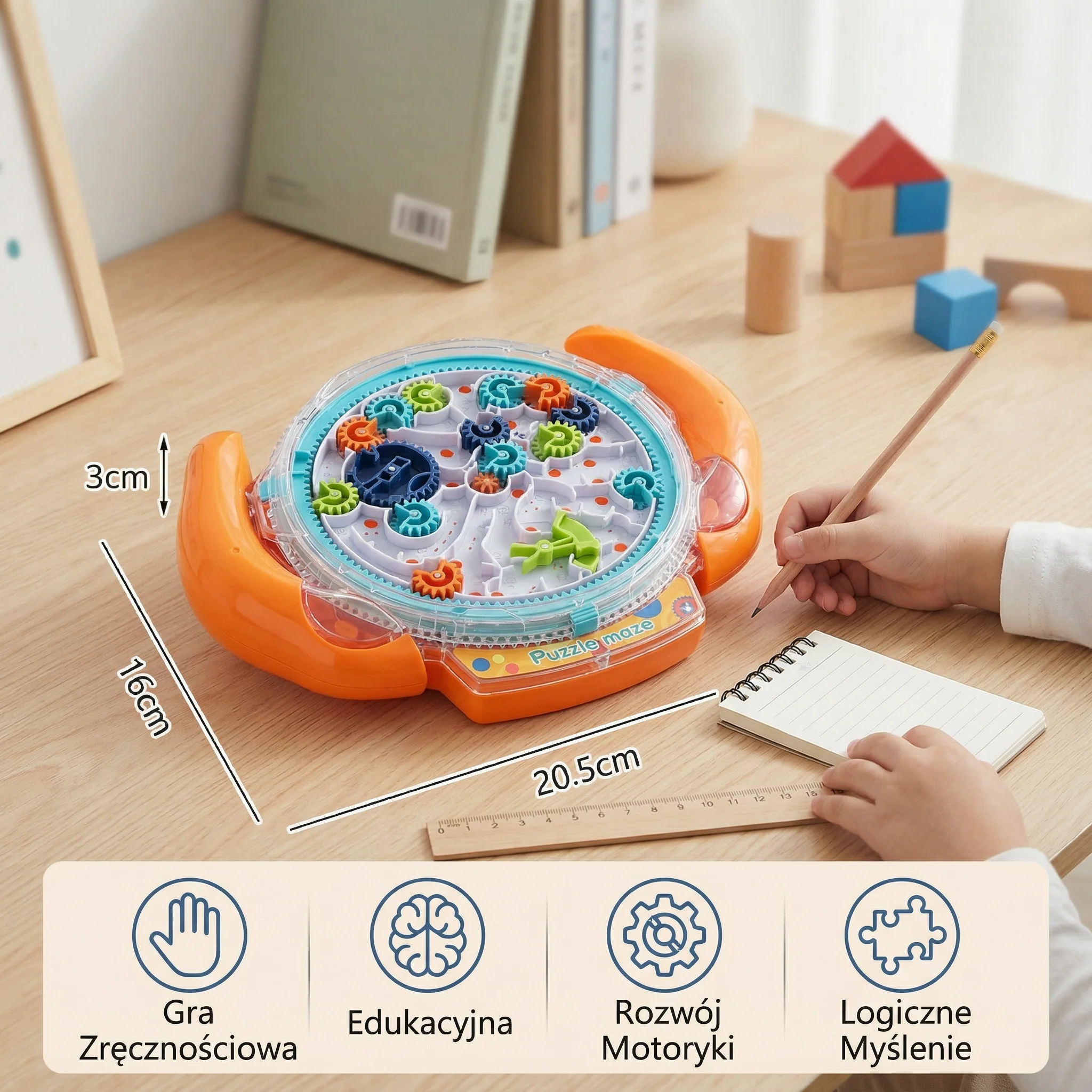 Koło labiryntowe 3D – Gra zręcznościowa i edukacyjna - Image 5