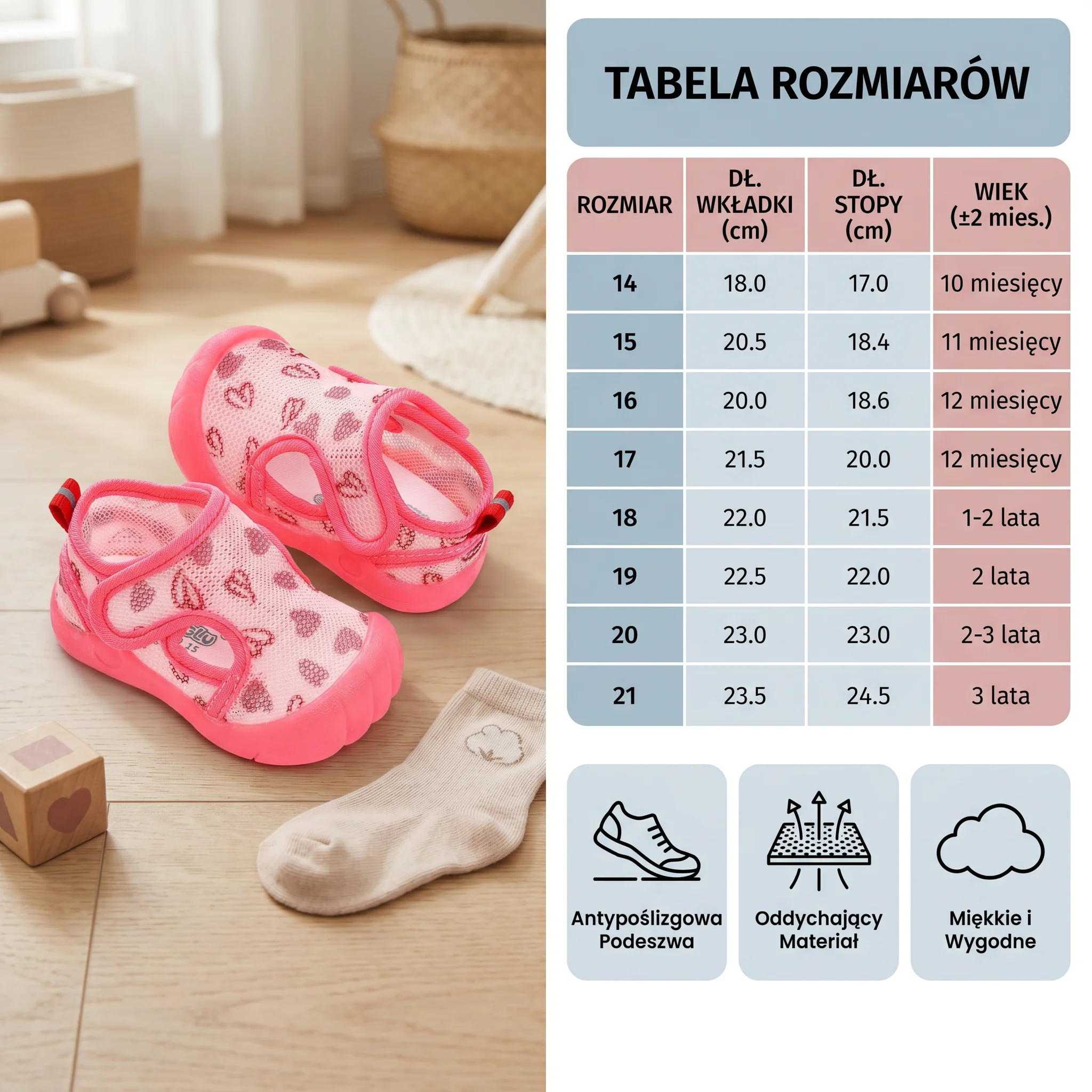 Letnie sandały dziecięce z antypoślizgową podeszwą i oddychającym materiałem - Image 6