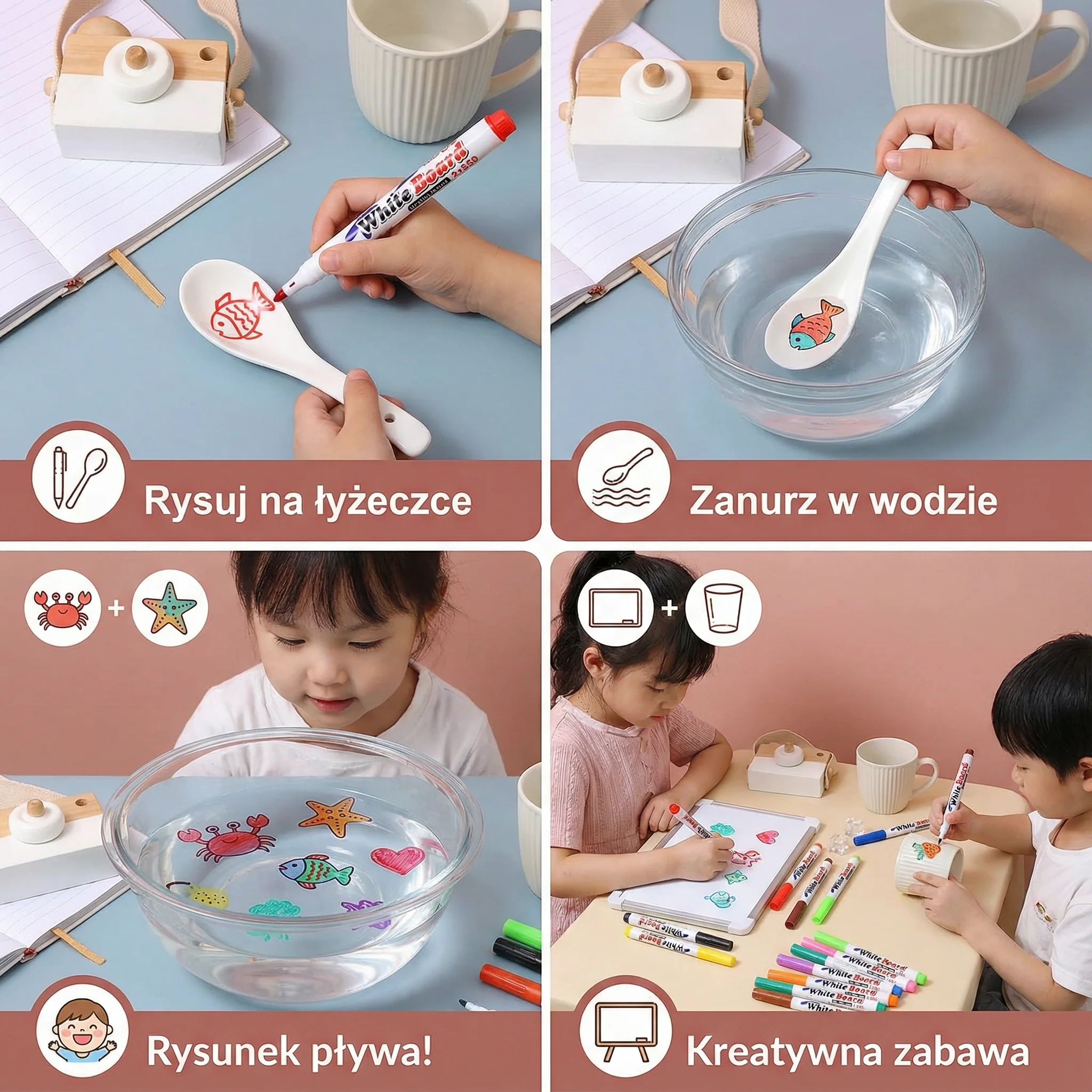 Magiczne długopisy do pływających rysunków (12 sztuk) - Image 4