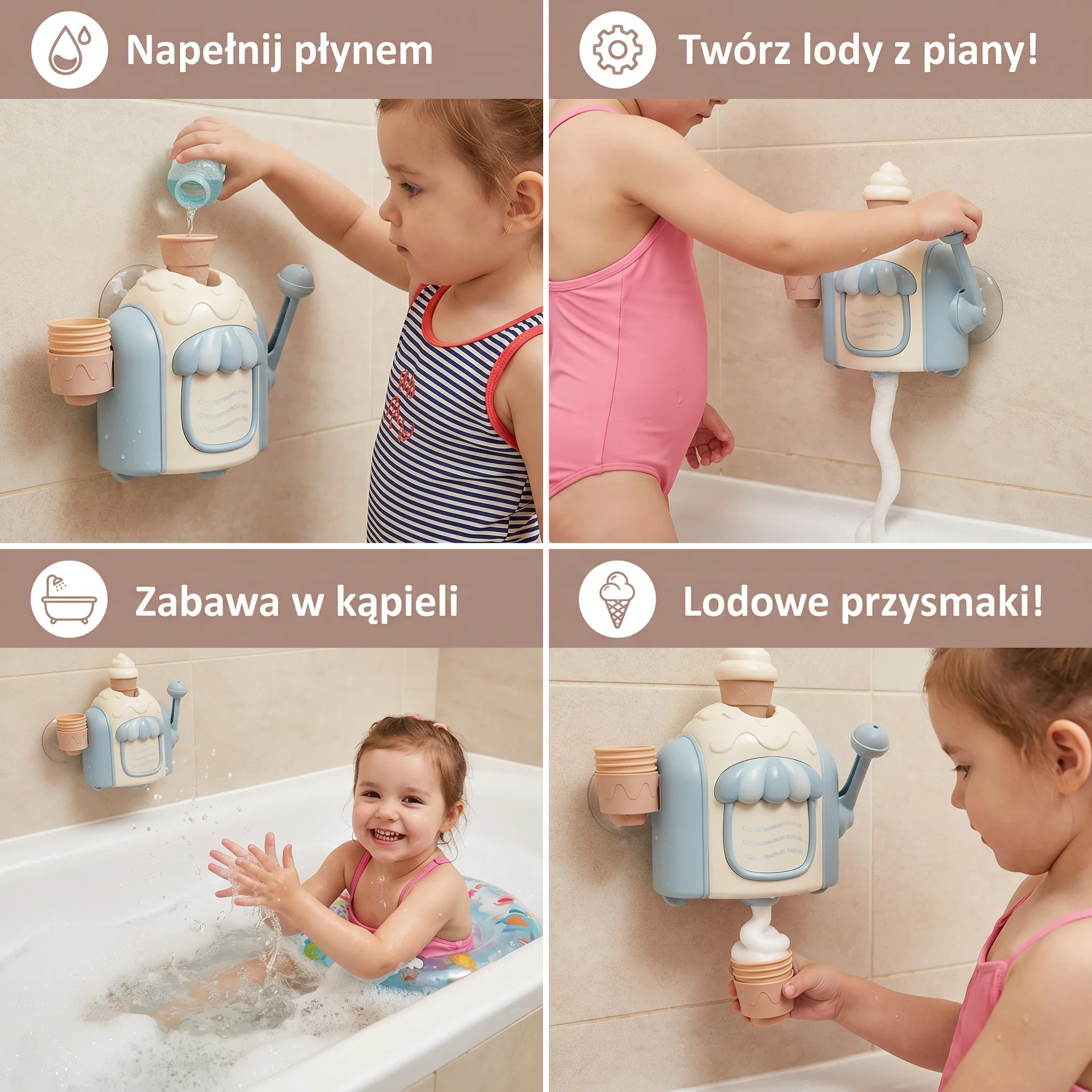 Maszyna do Lodzi Bąbelkowa Zabawka Kąpielowa dla Niemowląt - Image 4
