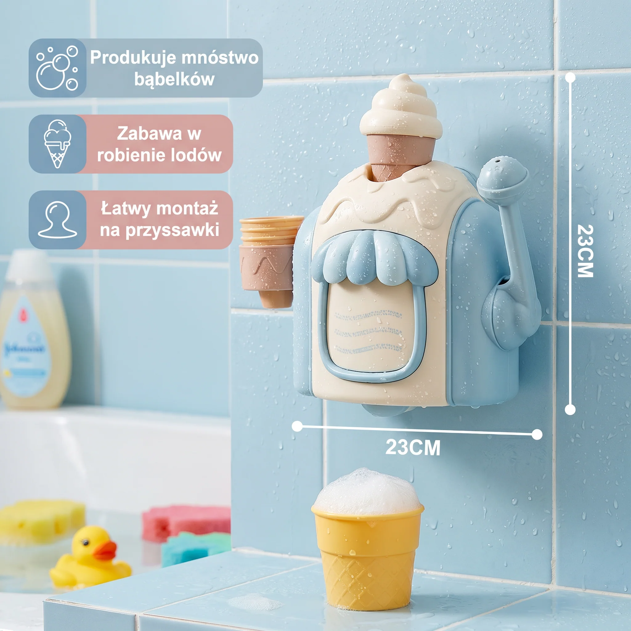 Maszyna do Lodzi Bąbelkowa Zabawka Kąpielowa dla Niemowląt - Image 5