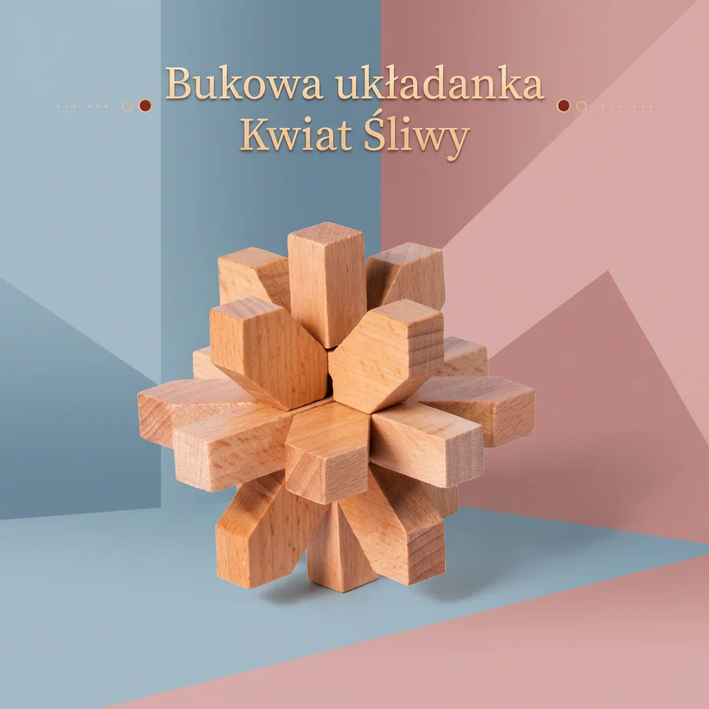 Montessori 3D drewniana gra edukacyjna – łamigłówka puzzle - Image 6