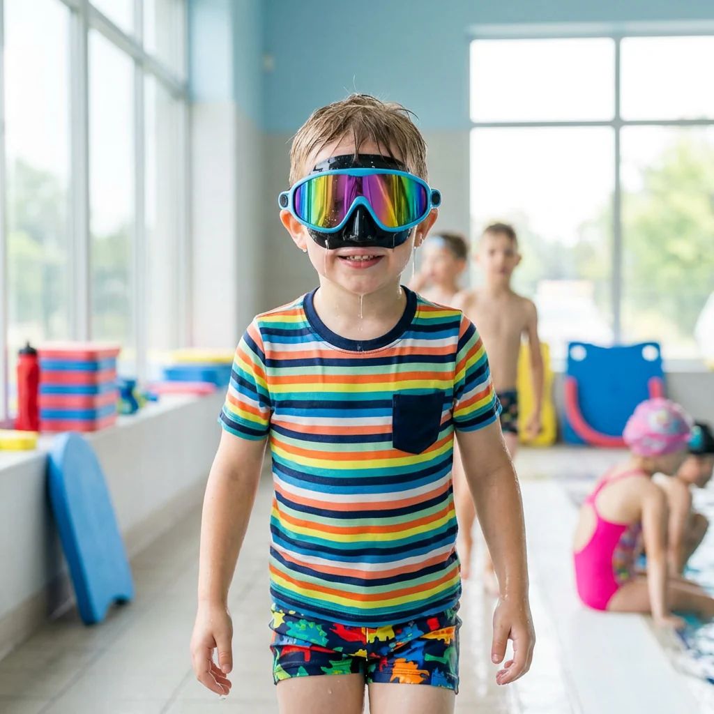Praktyczne Okulary Pływackie dla Dzieci – Powłoka Anti-Fog, Stabilne Dopasowanie i Wygodne Noszenie - Image 8
