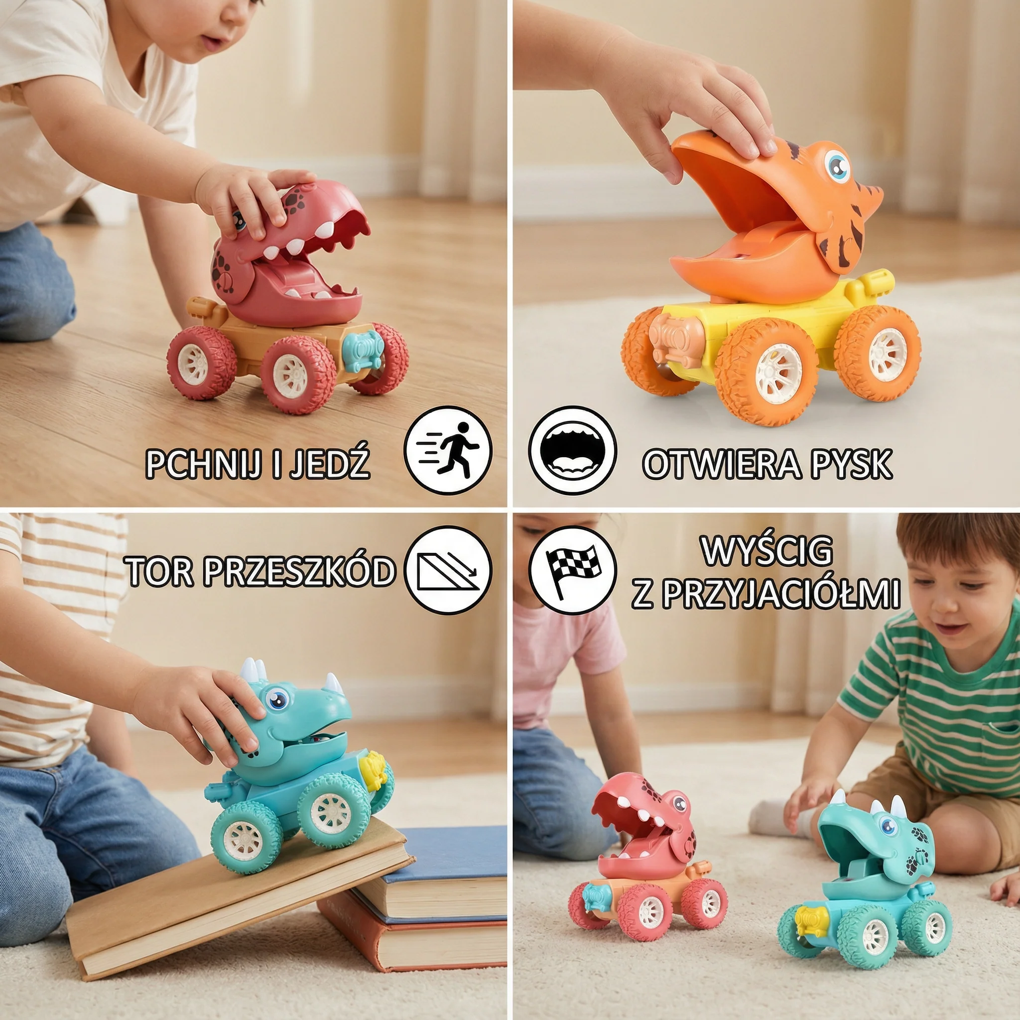 PUSH & DRIVE – Dino Monster Trucki - Image 4