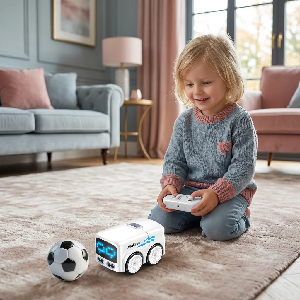 Smart RC Mini Bus – Zabawka samochodzik z gestami i podświetleniem dla dzieci - Image 6
