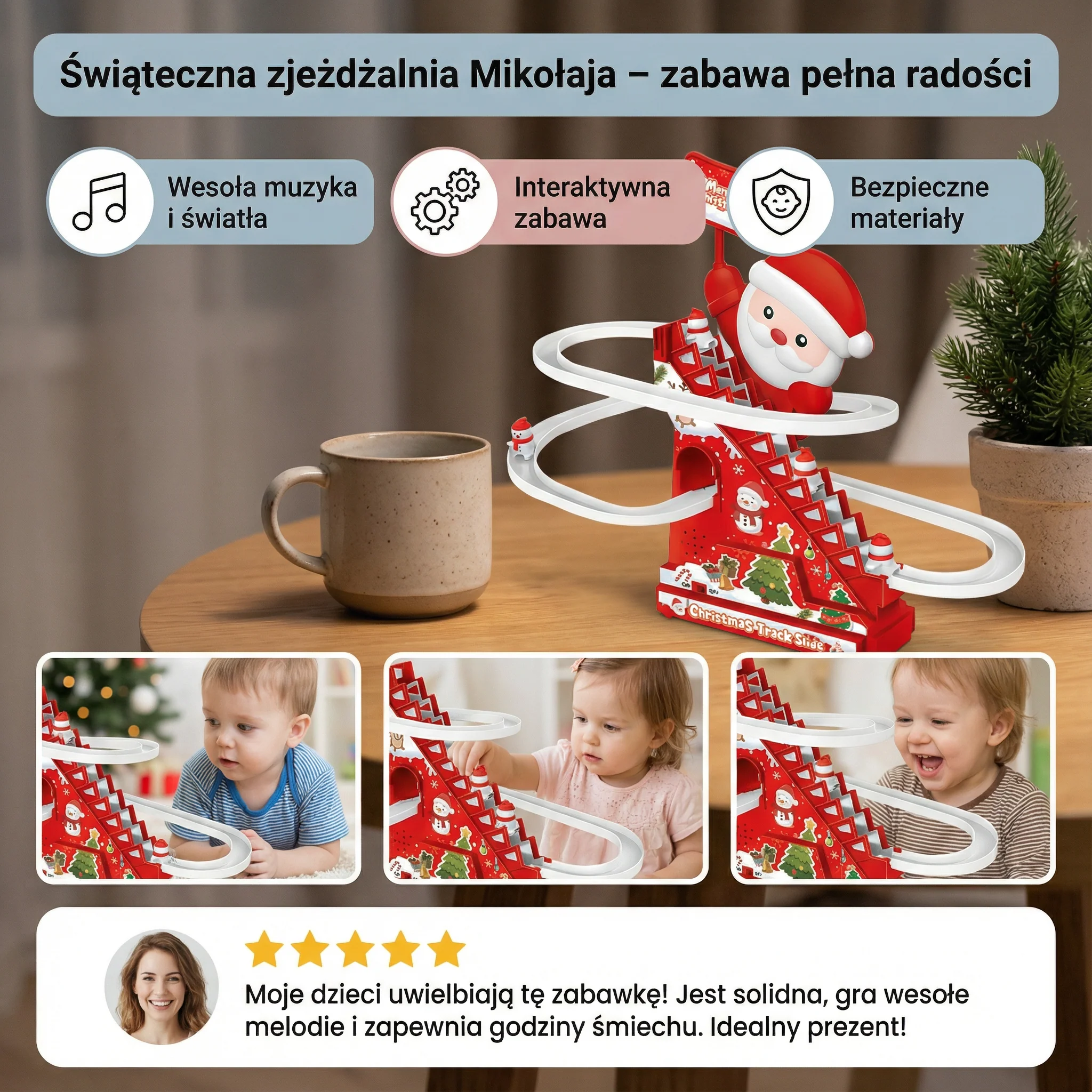 Świąteczna zjeżdżalnia Mikołaja – zabawa pełna radości - Image 3