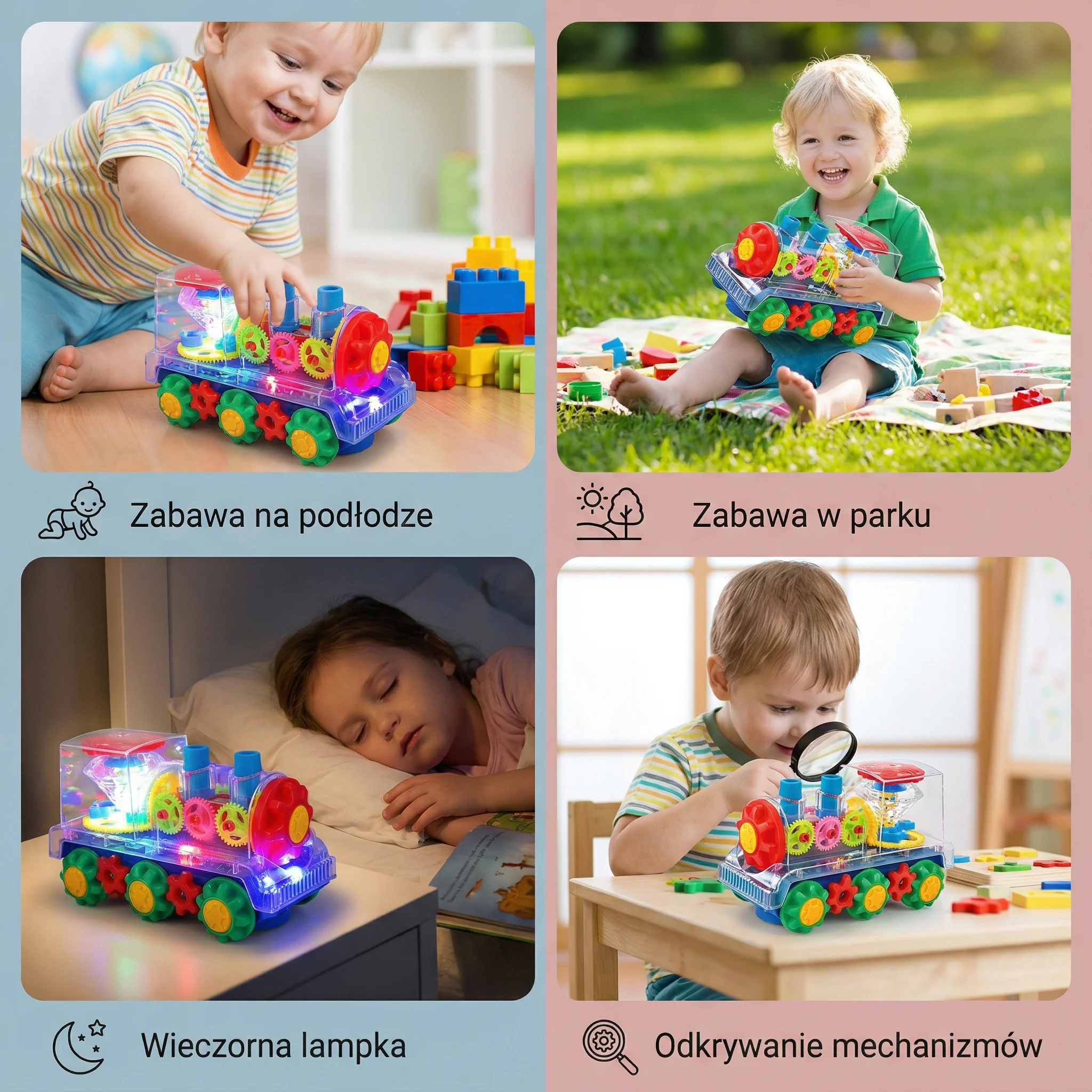 Tańcząca i świecąca lokomotywa muzyczna - Image 4