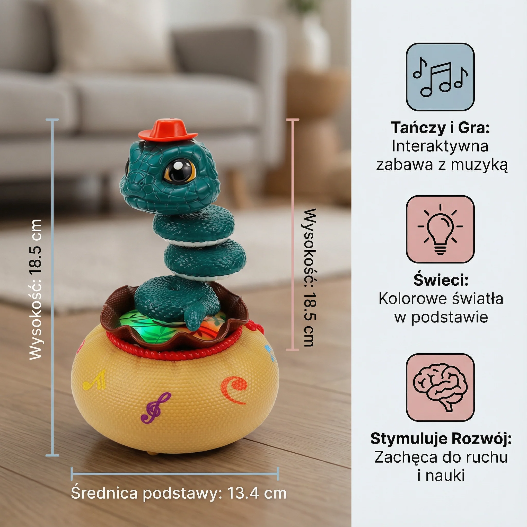 Tańczący wąż – zabawka dla dzieci - Image 5