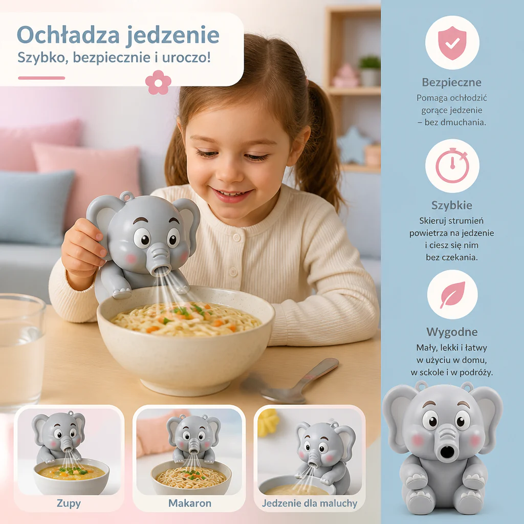 Uroczy Wentylator Chłodzący w Kształcie Kubka ze Zwierzątkiem - Image 6